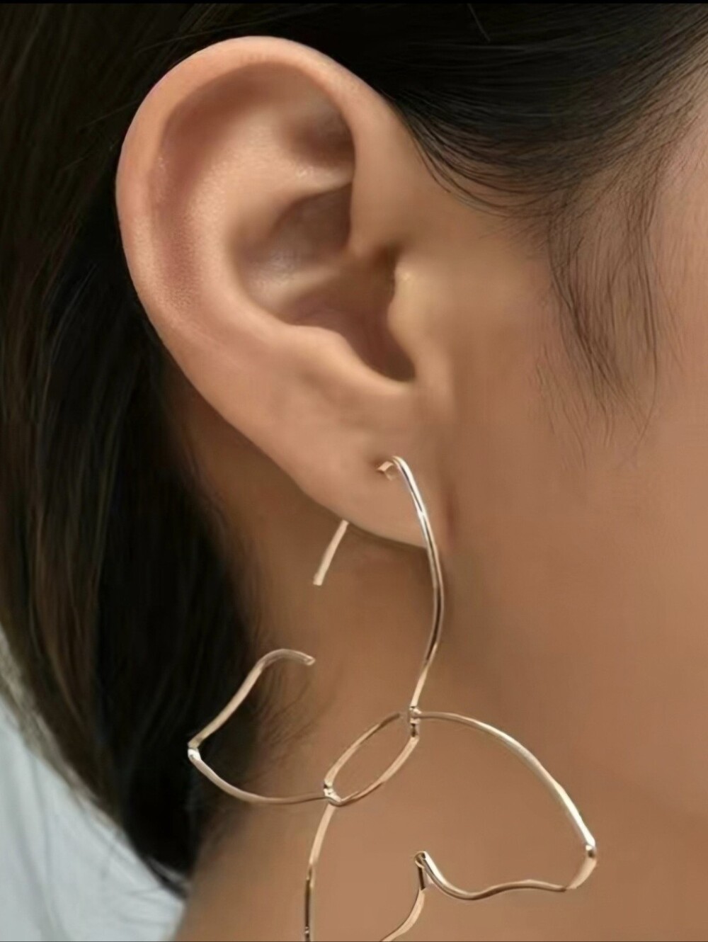 Gold Butterfly Earrings